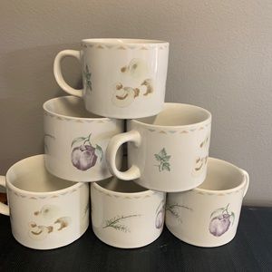 Set of 6 MAJESTICWARE ONEIDA “CHEF’S BASKET” CUPS